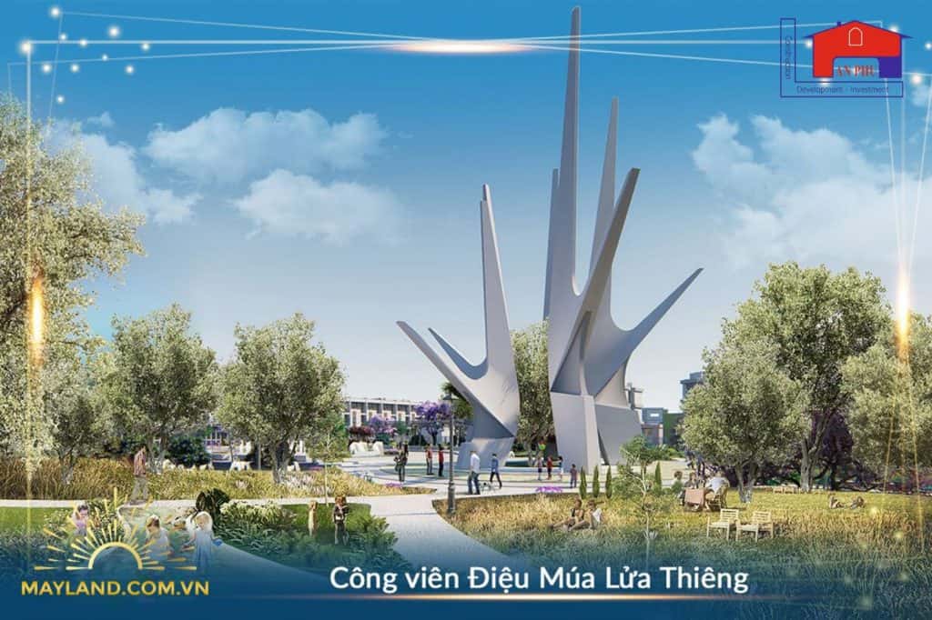 Khu đô thị Ân Phú Buôn Mê Thuột: Bảng giá & tiến độ 2021 30 công viên điệu múa lửa thiêng tại dự án ân phú
