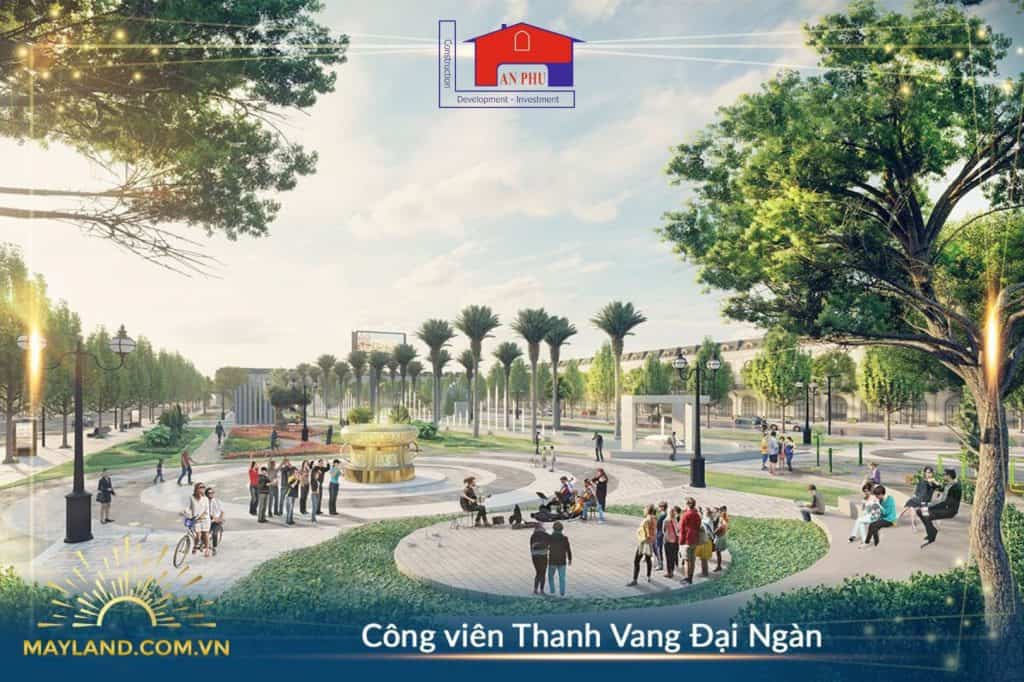 công viên thanh vang đại ngàn khu đô thị ân phú đăk lăk