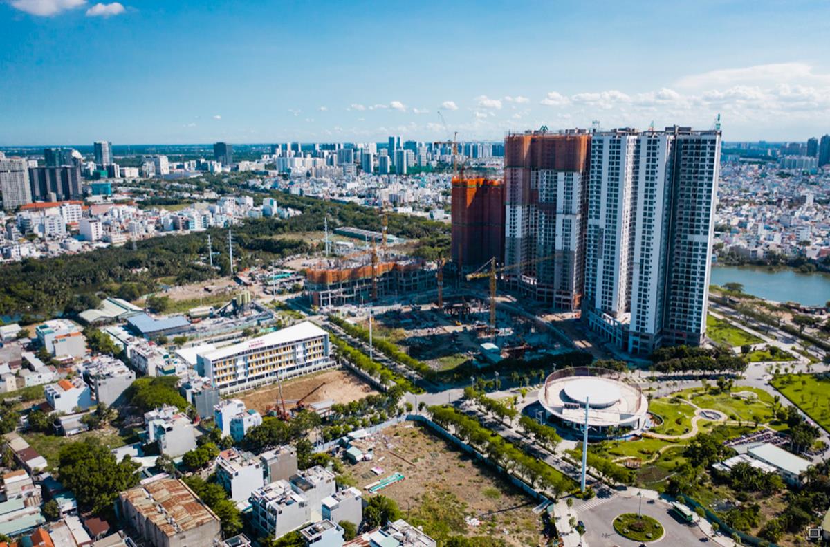 Cập nhật ECO GREEN SAIGON VƯỢT TIẾN ĐỘ XÂY DỰNG TRONG MÙA DỊCH COVID năm 2021 9 Công trường vẫn đang hoạt động ngày đêm để bảm bảo tiến độ cam kết