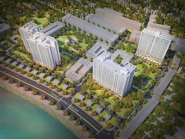 Nhà ở xã hội HQS Nha Trang: Bảng giá & thông tin chủ đầu tư 11 phối cảnh nhà ở xã hội HQS