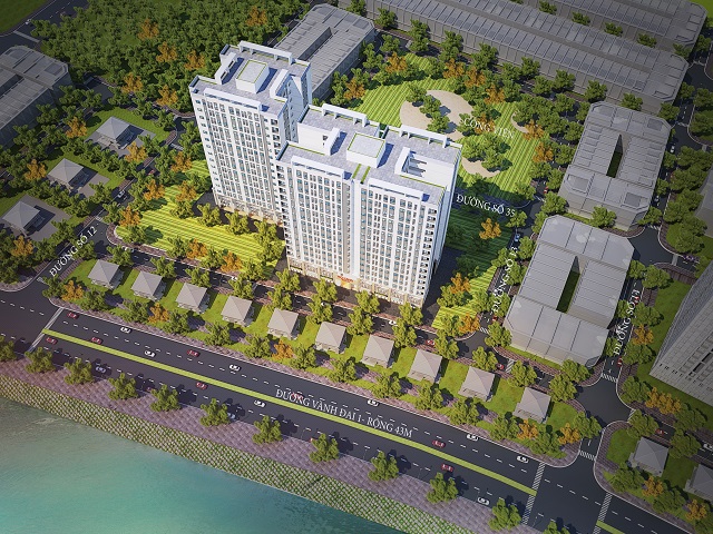 Nhà ở xã hội HQS Nha Trang: Bảng giá & thông tin chủ đầu tư 12 phối cảnh nhà ở xã hội HQS