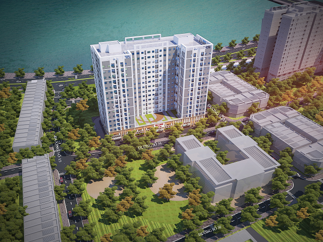 Nhà ở xã hội HQS Nha Trang: Bảng giá & thông tin chủ đầu tư 13 phối cảnh nhà ở xã hội HQS