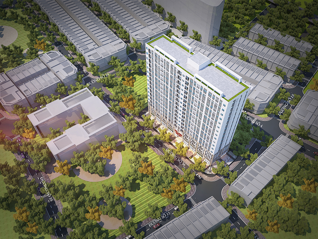 Nhà ở xã hội HQS Nha Trang: Bảng giá & thông tin chủ đầu tư 14 phối cảnh nhà ở xã hội HQS